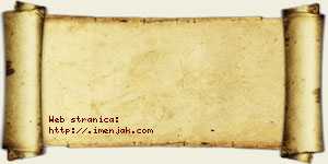 Jelisaveta Miljaković vizit kartica